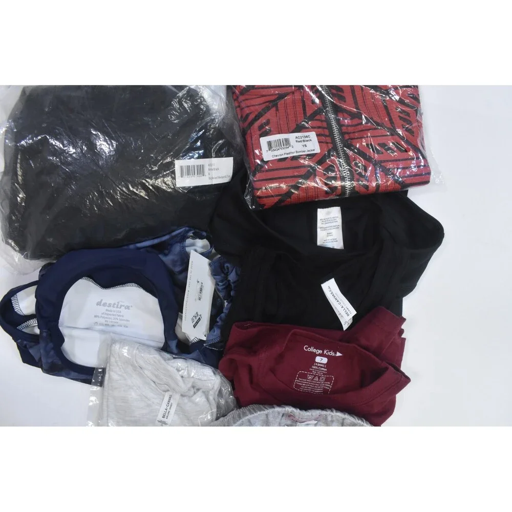 Wholesale Bulk Lot Of 15 Girls Size Small 6/7 Mixed Season Tops Bottoms Dresses